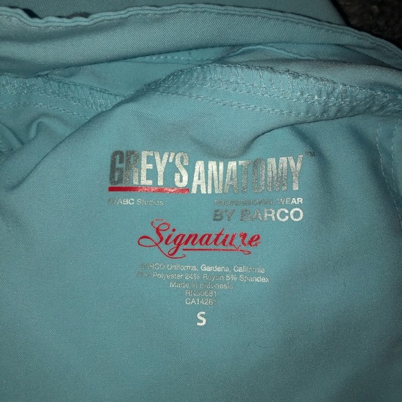 Greys Anatomy blue scrub pants - Picture 2 of 2